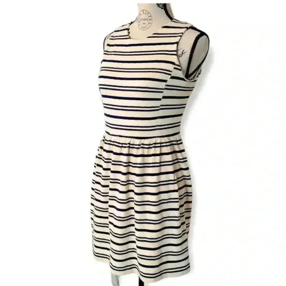 J.Crew Sleeveless Striped Midi Dress Size XS - Picture 3 of 9